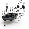 iJDMTOY Headlight Bulb Retainer Adapter for Mazda RX-8 MX-5 CX-7-4
