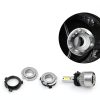 LED Headlight Base H7 Bulb Holder by Zufoty High Temp Plastic 4 Pack-4