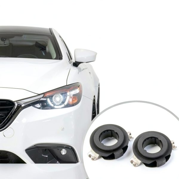 ABSOPRO LED Headlight Adapter Base for Mercedes H7 Replacement 2pcs-1
