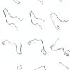 TEANTECH Headlight Bulb Retaining Spring Clip Kit 12pcs Silver-0