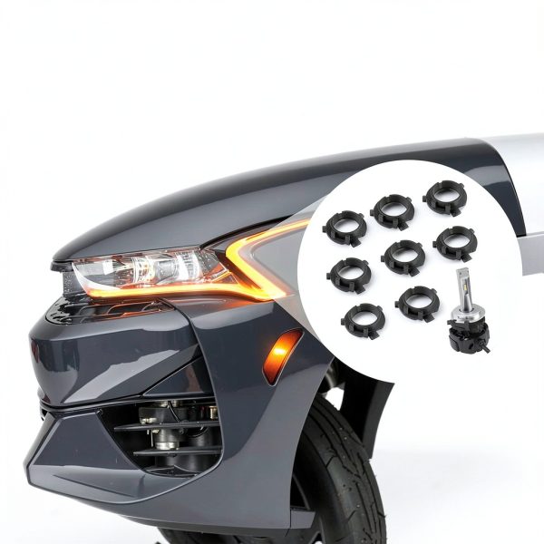 H7 bulb adapter NIIIYTYB automotive headlight retainer premium plastic-3