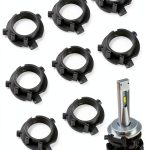 H7 bulb adapter NIIIYTYB automotive headlight retainer premium plastic-0