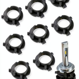H7 bulb adapter NIIIYTYB automotive headlight retainer premium plastic-0