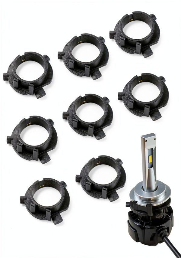H7 bulb adapter NIIIYTYB automotive headlight retainer premium plastic-0