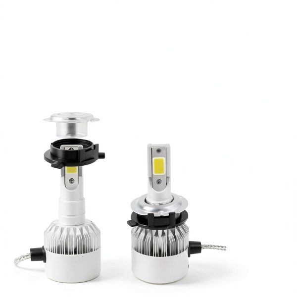 LED Headlight Base H7 Bulb Holder by Zufoty High Temp Plastic 4 Pack-3