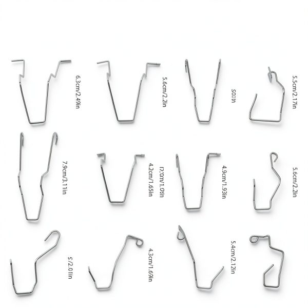 Headlamp Retaining Spring Clips TEANTECH Stainless Steel Universal Set-3