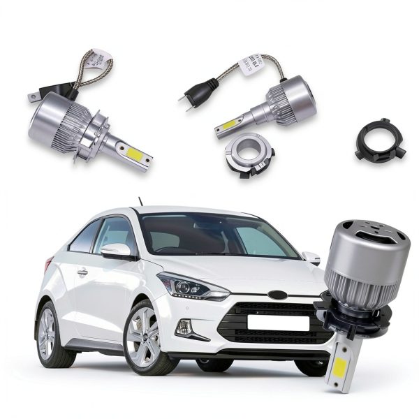 LED Headlight Base H7 Bulb Holder by Zufoty High Temp Plastic 4 Pack-5