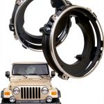 Eterpace Jeep Headlight Bucket Black Plastic 2 Pack Direct Replacement-0