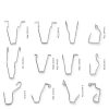 TEANTECH Headlight Bulb Retaining Spring Clip Kit 12pcs Silver-4