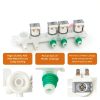 DC97-15459Q Washer Water Inlet Valve, Compatible with Samsung Washing Machine Parts, Repair Washer Water Leakage, Loud voice, does not Fill with Water, Replace WA51A5505AC/US-00 WA52A WA54A WA55A-3