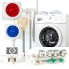 DC97-15459Q Washer Water Inlet Valve, Compatible with Samsung Washing Machine Parts, Repair Washer Water Leakage, Loud voice, does not Fill with Water, Replace WA51A5505AC/US-00 WA52A WA54A WA55A-1