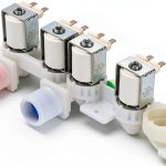 DC97-15459Q Washer Water Inlet Valve, Compatible with Samsung Washing Machine Parts, Repair Washer Water Leakage, Loud voice, does not Fill with Water, Replace WA51A5505AC/US-00 WA52A WA54A WA55A-0