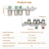 DC97-15459Q Washer Water Inlet Valve, Compatible with Samsung Washing Machine Parts, Repair Washer Water Leakage, Loud voice, does not Fill with Water, Replace WA51A5505AC/US-00 WA52A WA54A WA55A-6