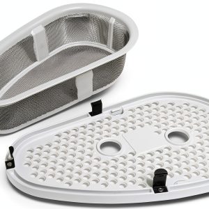 Dryer Lint Filter by UPTTHOW W10828351 White Screen with Cover-0