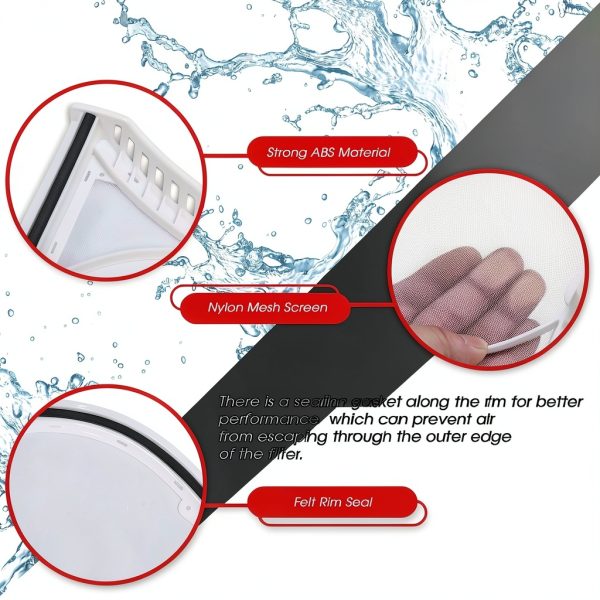 Dryer Lint Filter Screen Trap for LG DLE Series Replacement 12x12 ABS-2
