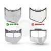 DC97-16013A Dryer Lint Screen Filter with DC61-02610A Lint Filter Cover, Dryer Lint Filter Assembly Replacement Parts AP4559595 DC97-16013B EAP4221239 PS4221239-2