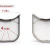 ADQ56656401 Dryer Lint Filter Upgraded Stainless Steel Mesh Screen for LG ADQ566564 and Ken-more Elite Dryer Lint Screen Replacement with Clothes Dryer Lint Vent Trap Cleaner Brush Part #PS3531962-1