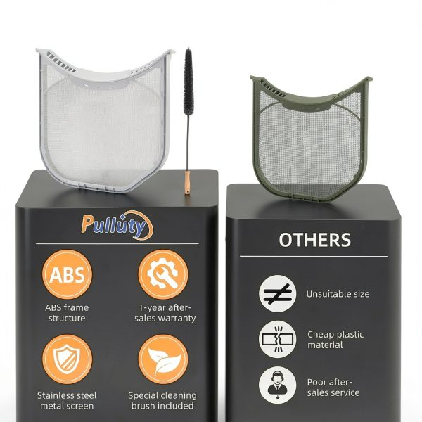 DLEX3370V DLEX3370W DLEX3470W DLEX3570W DLEX3700W DLEX4200B DLEX3470W DLGX3361W for LG dryer lint filter replacement and Kenmore dryer lint screen replacement-2